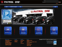 Tablet Screenshot of patrol-one.com
